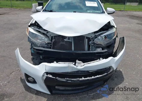 2016 Toyota Corolla S z USA, uszkodzony, nr VIN 2T1BURHEXGC631646